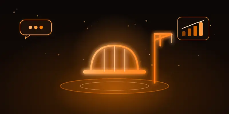 Ilustração neon de construtoras e reformas